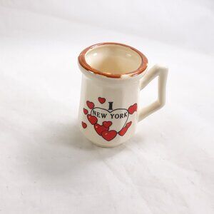 Vintage New York City Souvenir I Heart New York Miniature Cup
